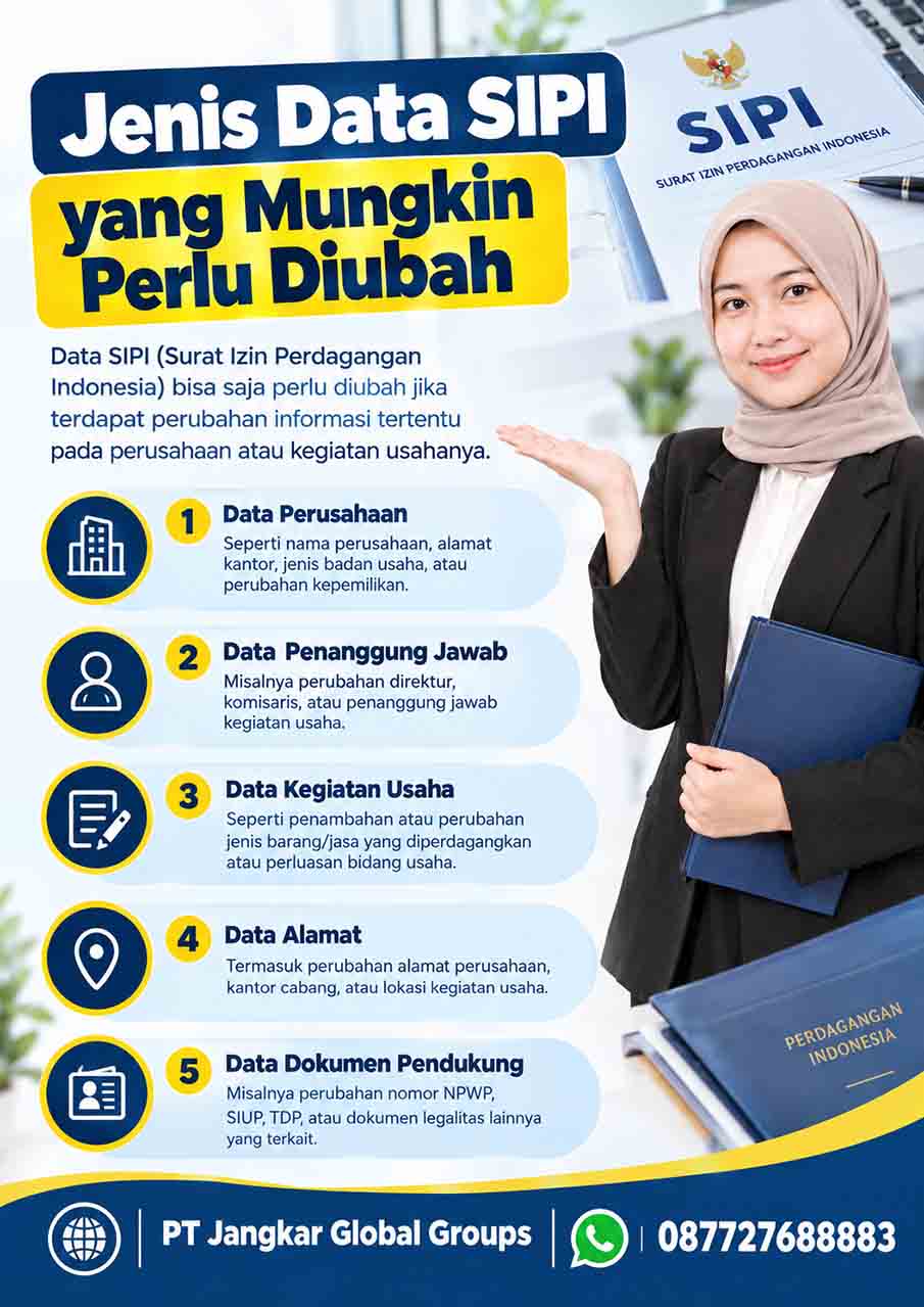 Jenis Data SIPI yang Mungkin Perlu Diubah