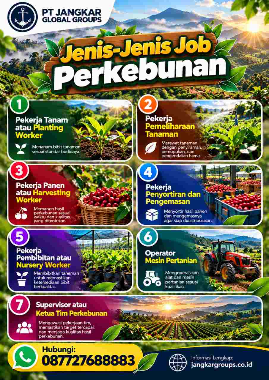 Jenis-Jenis Job Perkebunan