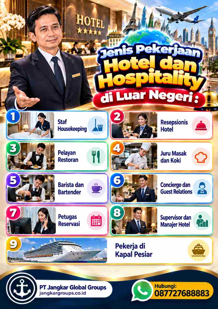 Jenis Pekerjaan Hotel & Hospitality