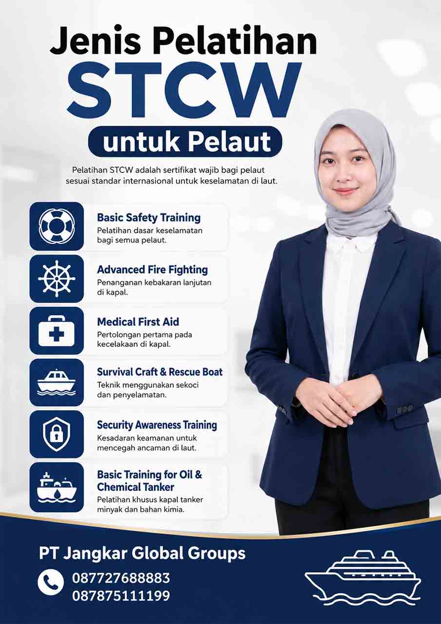 Jenis Pelatihan STCW untuk Pelaut