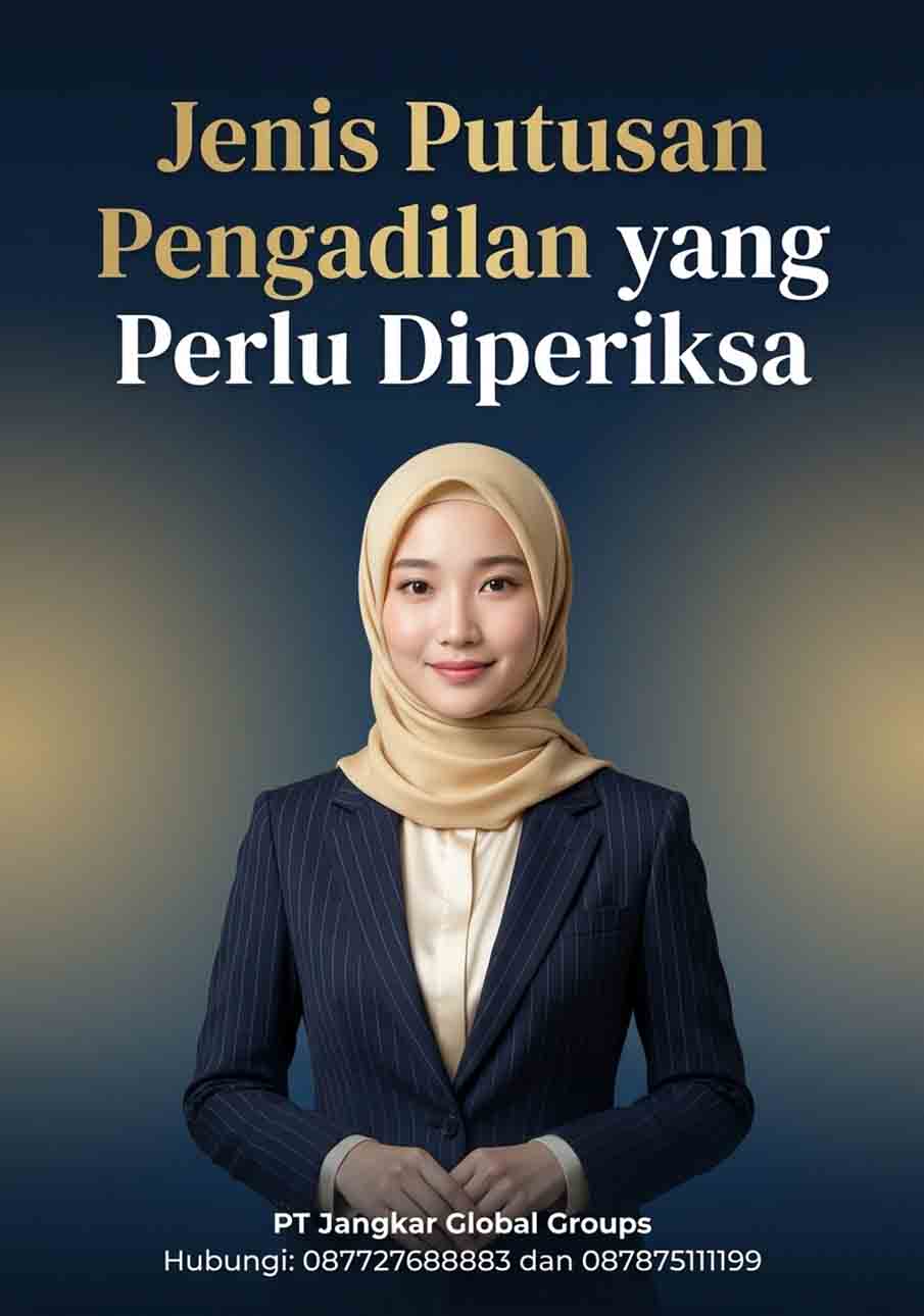 Jenis Putusan Pengadilan yang Perlu Diperiksa