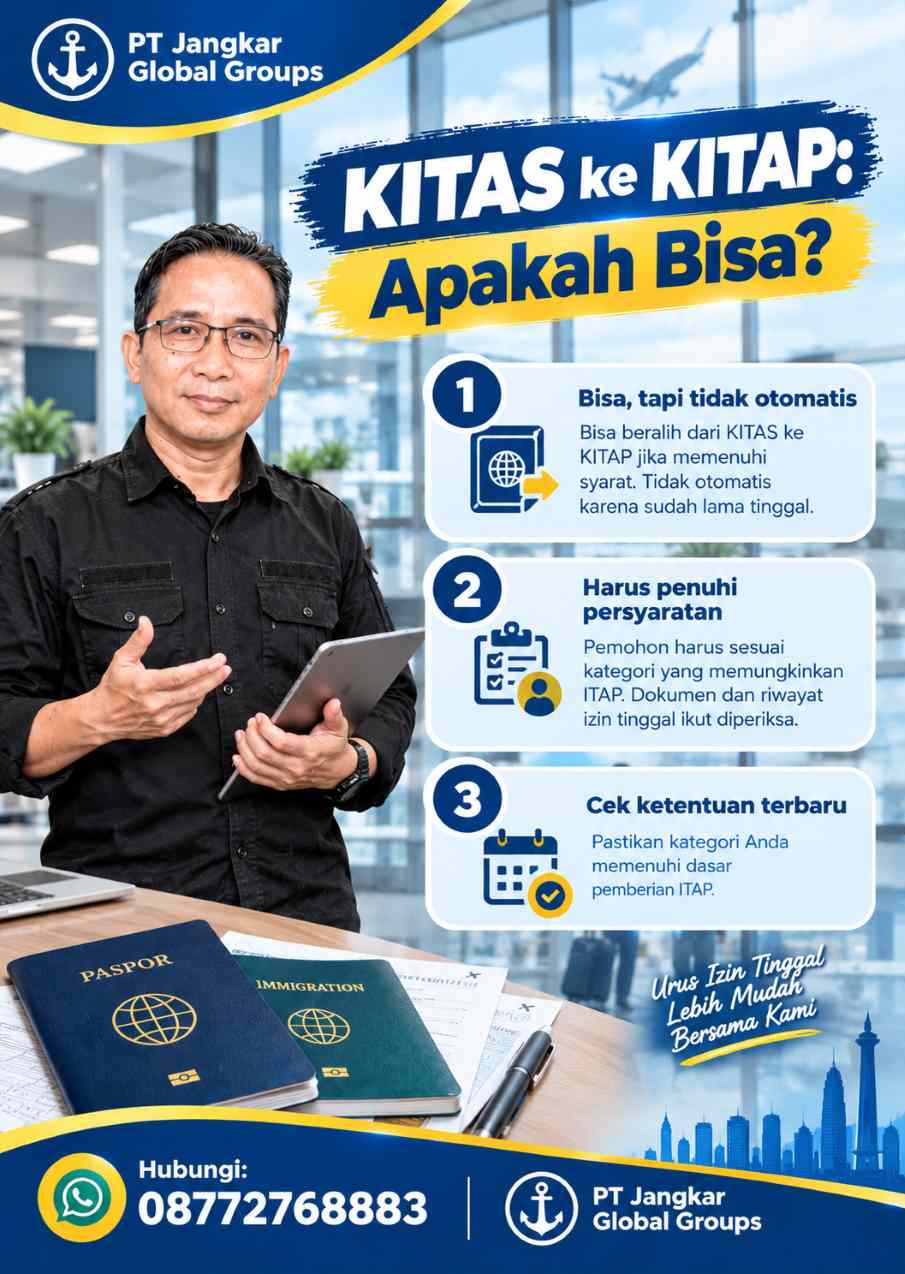 KITAS ke KITAP - Apakah Bisa
