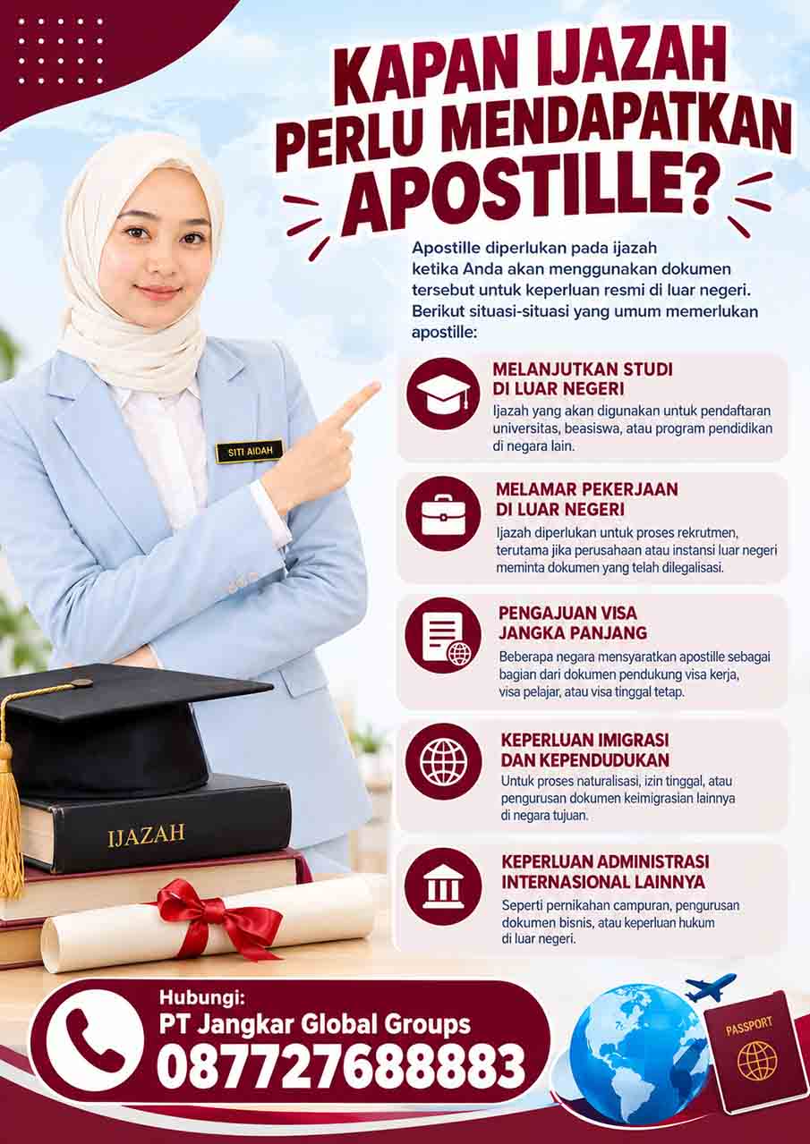 Kapan Ijazah Perlu Mendapatkan Apostille