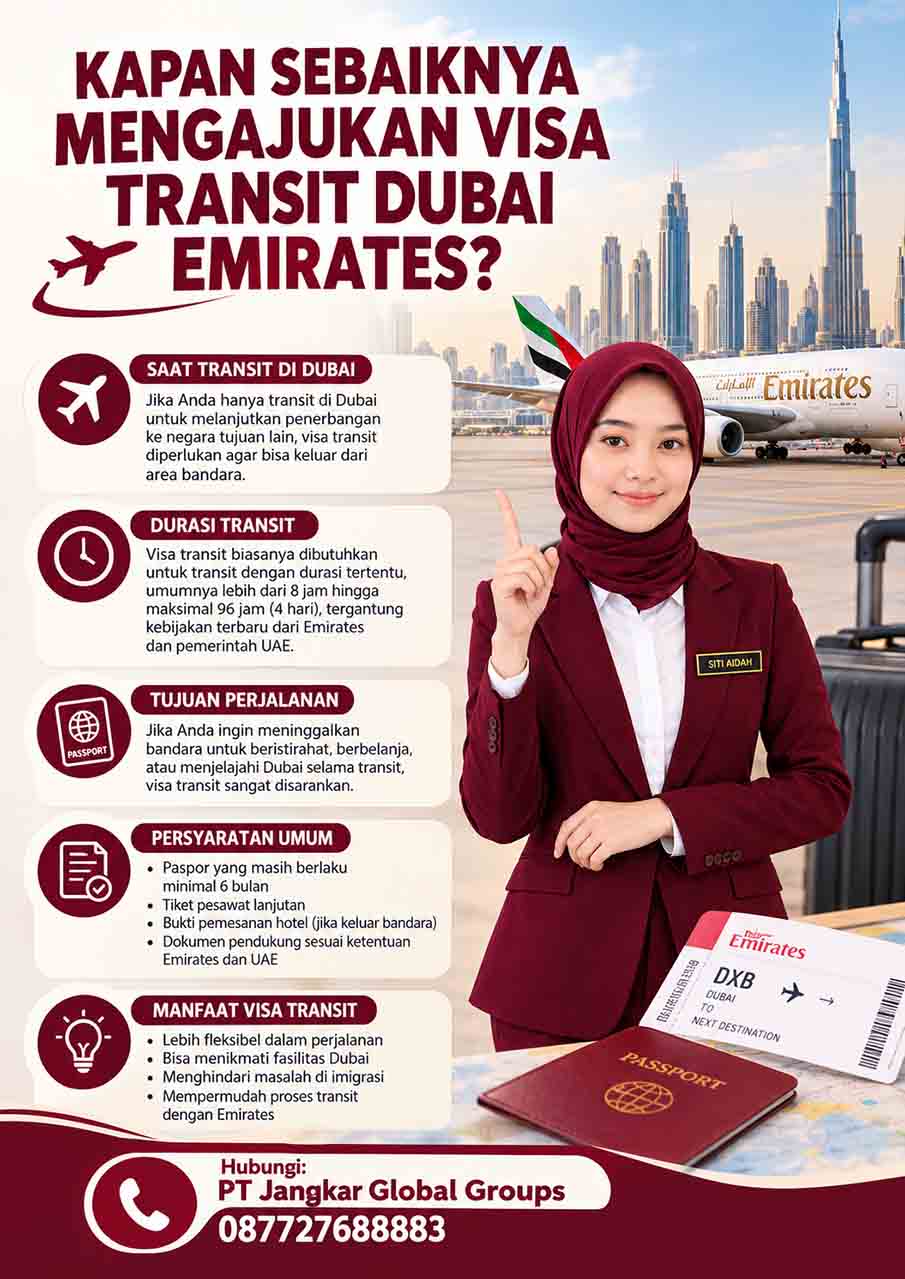 Kapan Sebaiknya Mengajukan Visa Transit Dubai Emirates Kapan Sebaiknya Mengajukan Visa Transit Dubai Emirates