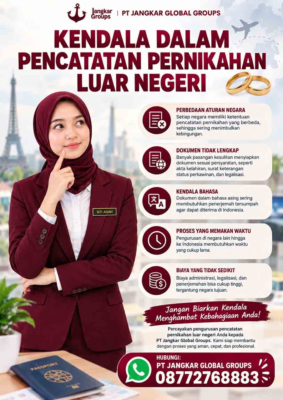 Kendala dalam Pencatatan Pernikahan Luar Negeri