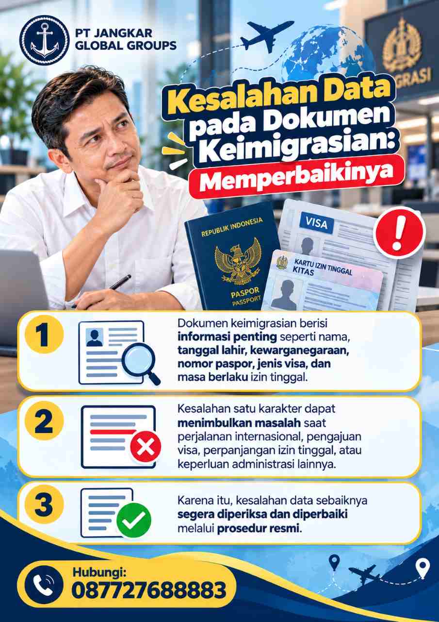 Kesalahan Data pada Dokumen Keimigrasian
