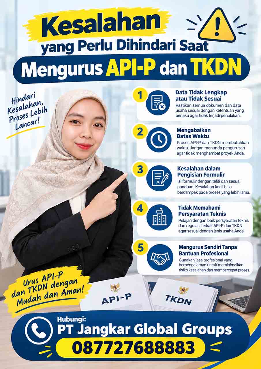Kesalahan yang Perlu Dihindari Saat Mengurus API-P dan TKDN Kesalahan yang Perlu Dihindari Saat Mengurus API-P dan TKDN