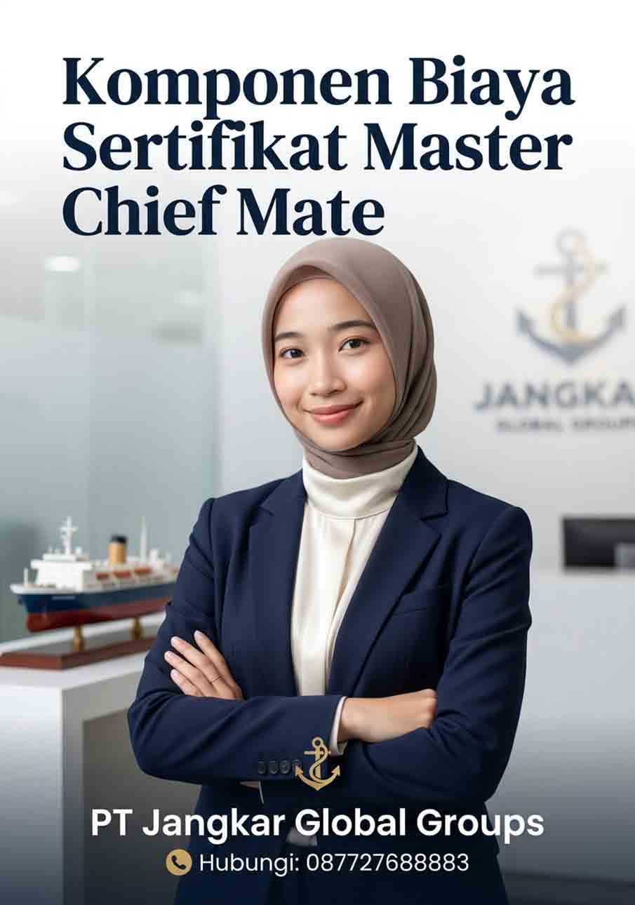Komponen Biaya Sertifikat Master Chief Mate