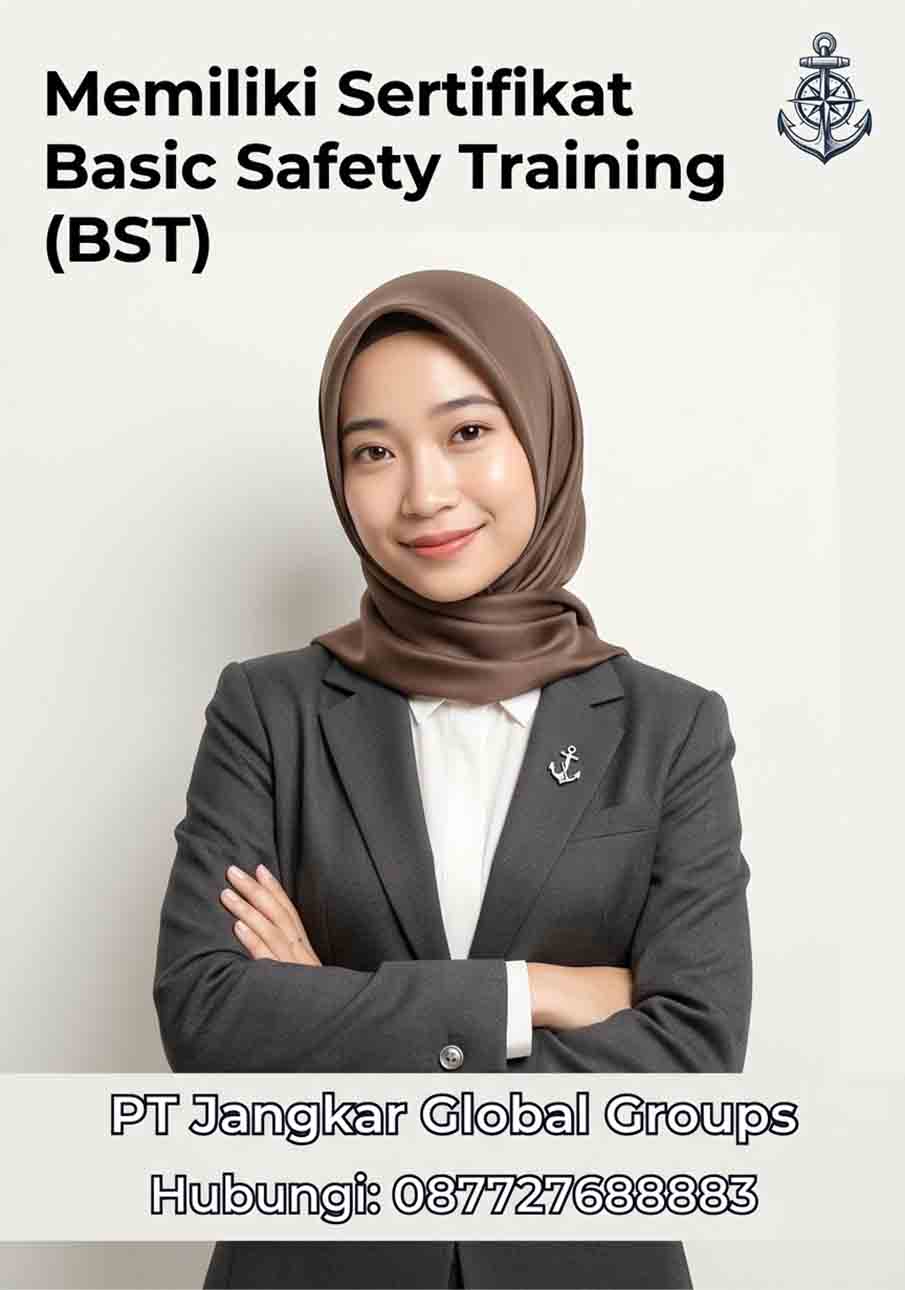 Memiliki Sertifikat Basic Safety Training