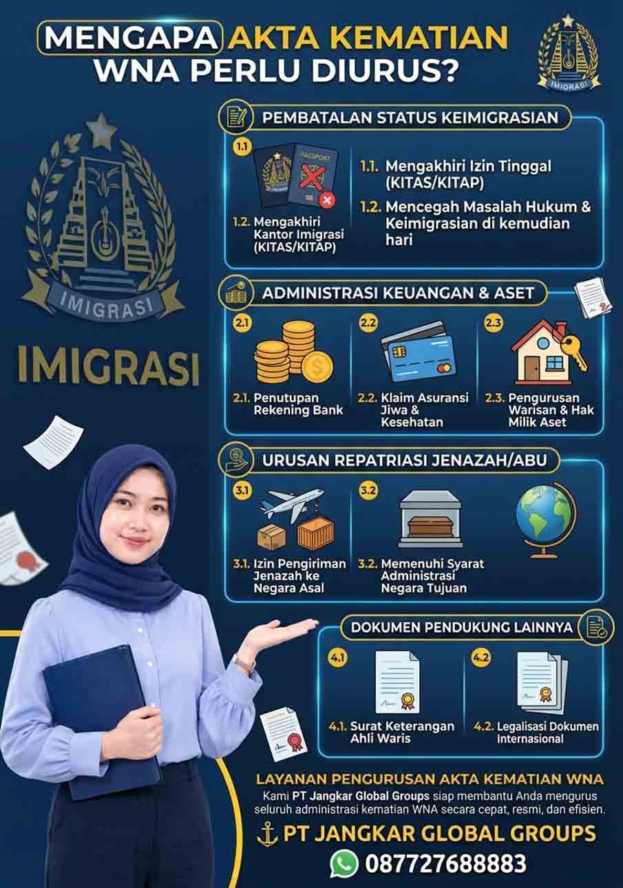 Mengapa Akta Kematian WNA Perlu Diurus