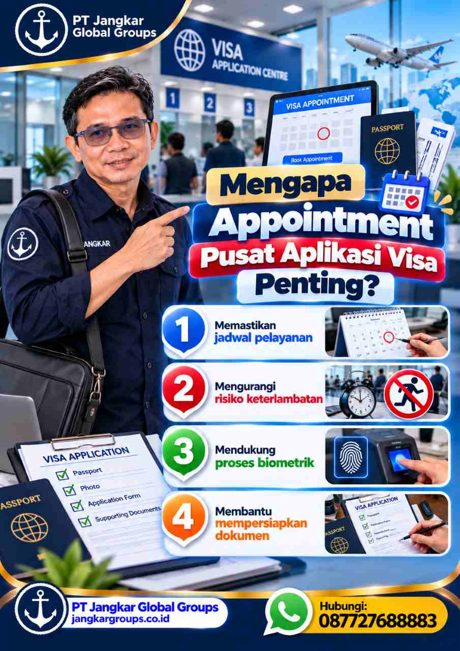 Mengapa Appointment Pusat Aplikasi Visa Penting