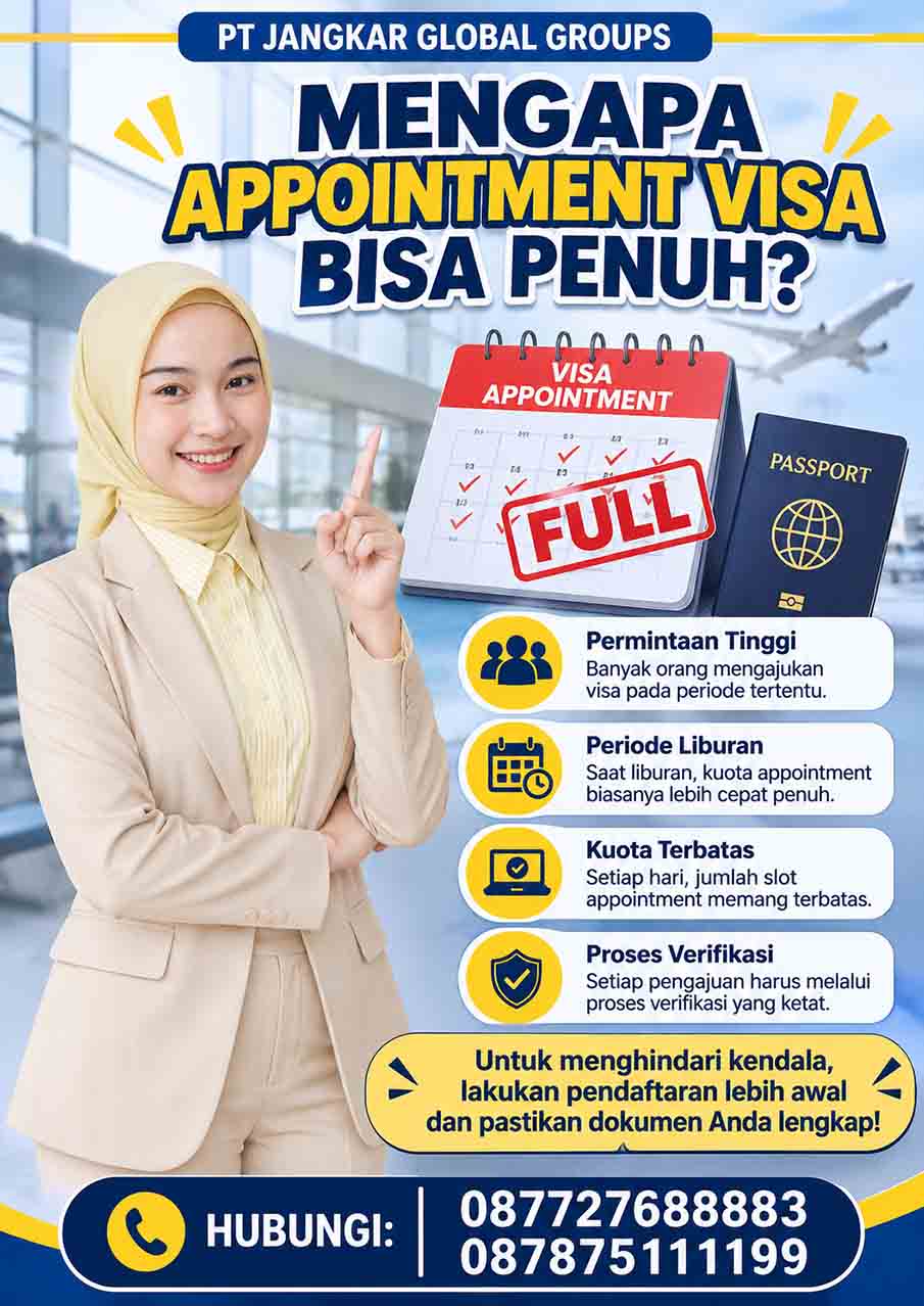 Mengapa Appointment Visa Bisa Penuh?
