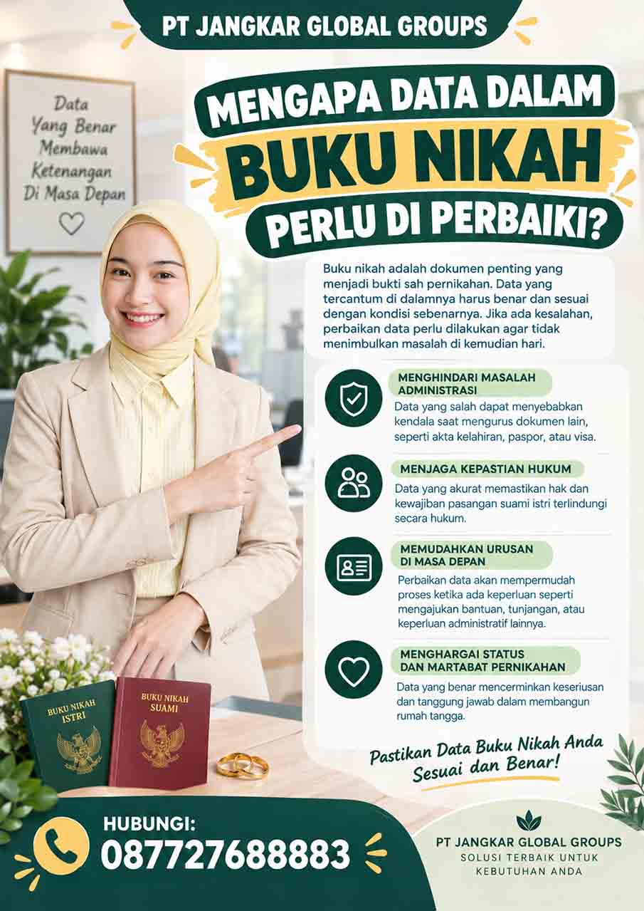 Mengapa Data dalam Buku Nikah Perlu Di perbaiki?
