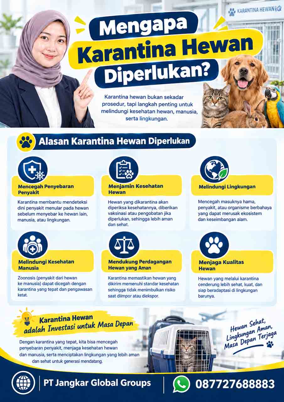 Mengapa Karantina Hewan Diperlukan