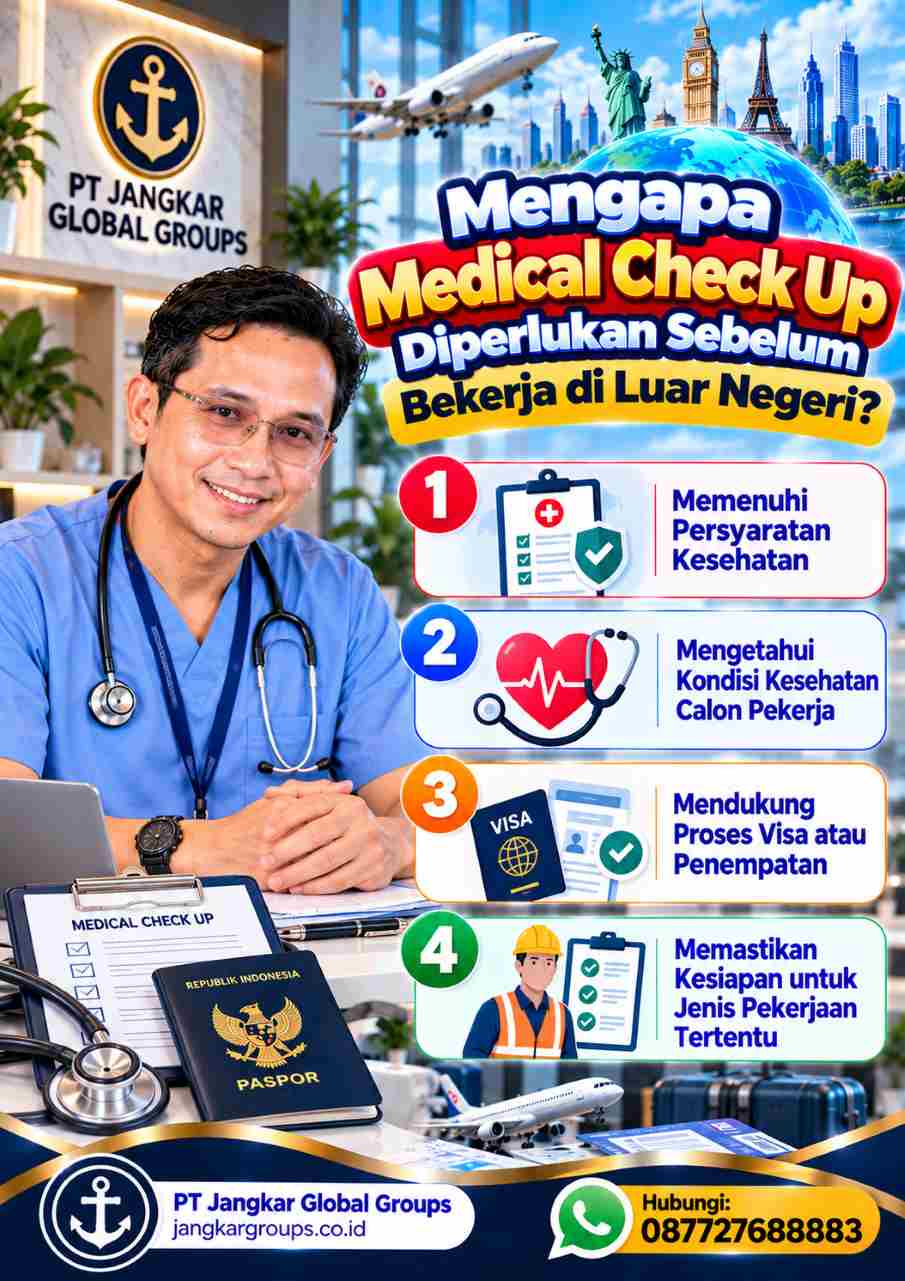 Mengapa Medical Check Up Diperlukan Sebelum Bekerja di Luar Negeri?