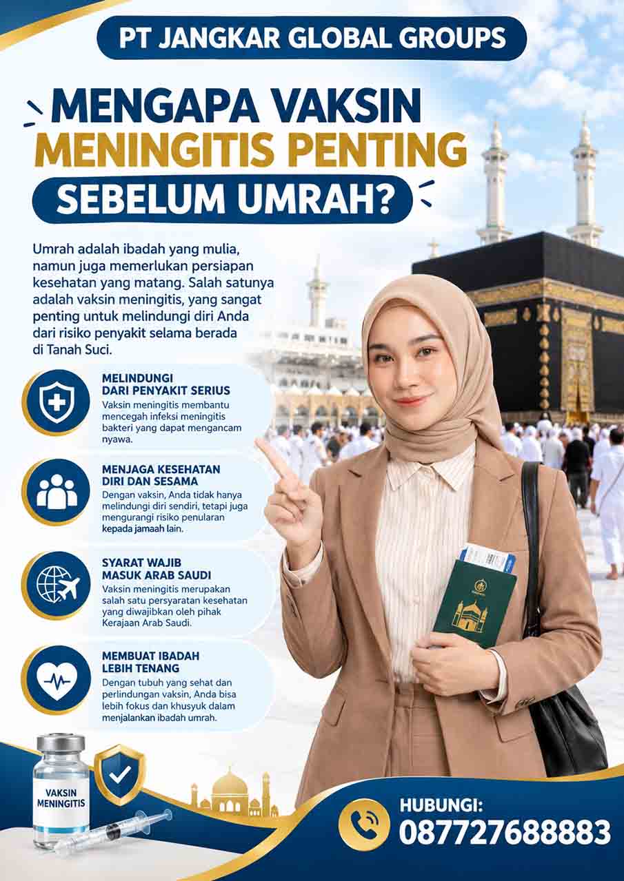 Mengapa Vaksin Meningitis Penting Sebelum Umrah?