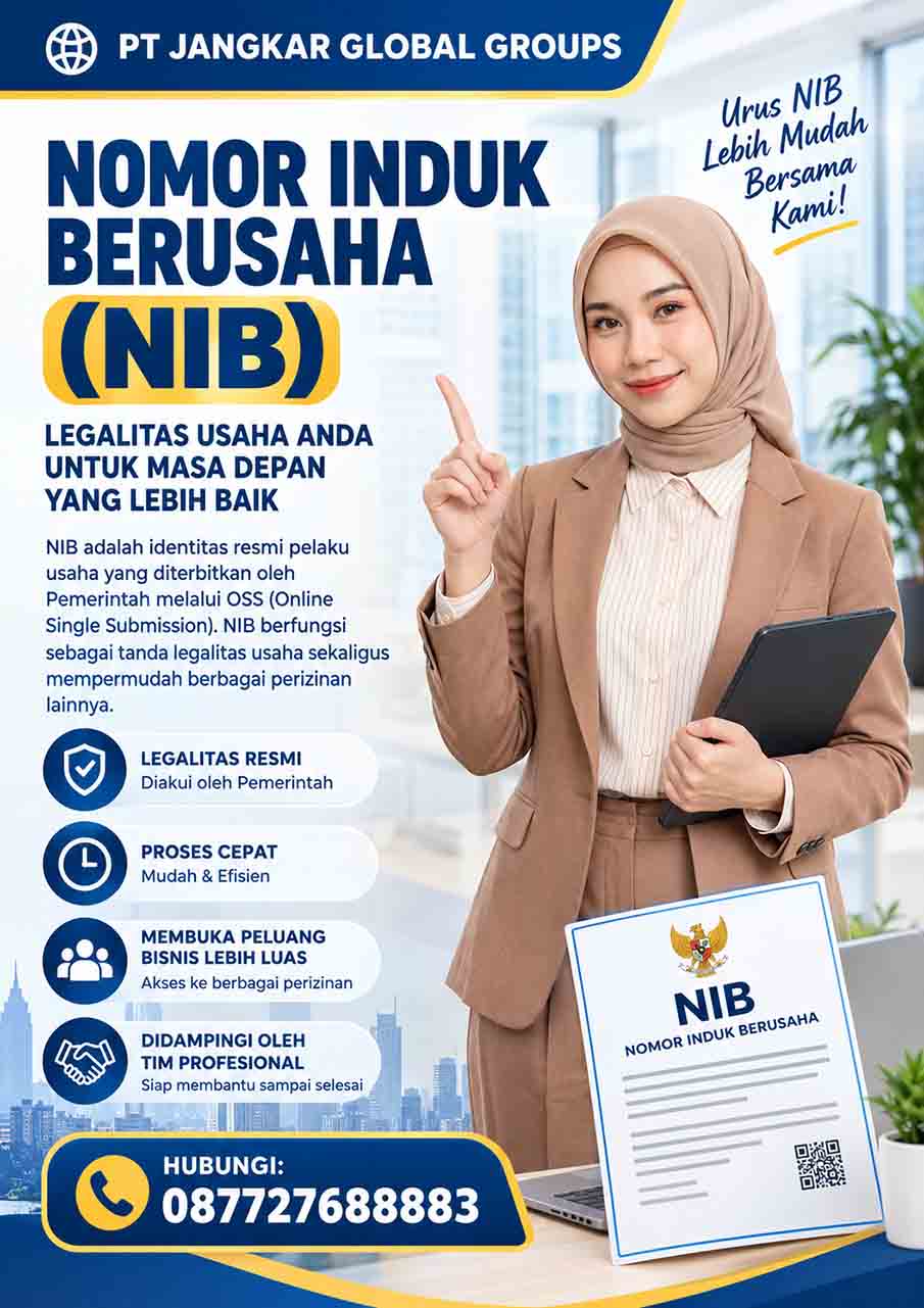 Nomor Induk Berusaha (NIB)