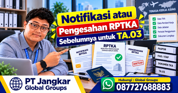 Notifikasi atau Pengesahan RPTKA Sebelumnya untuk TA.03