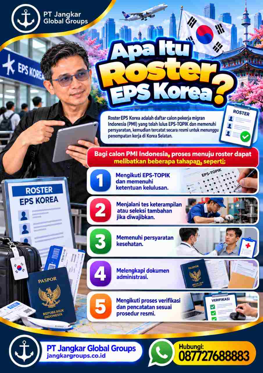 Panduan Roster EPS Korea untuk PMI Indonesia