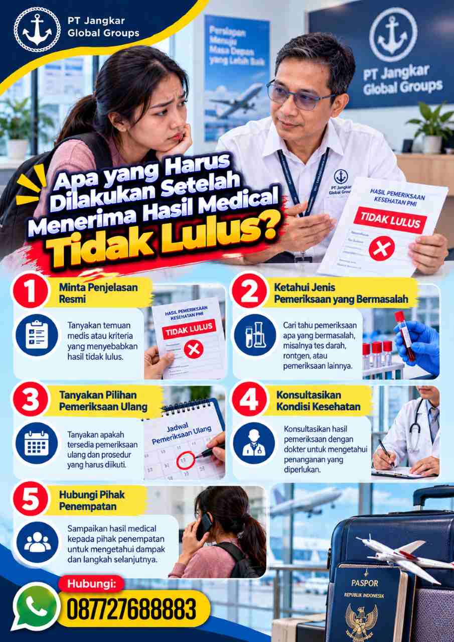 Panduan Setelah Medical Tidak Lulus