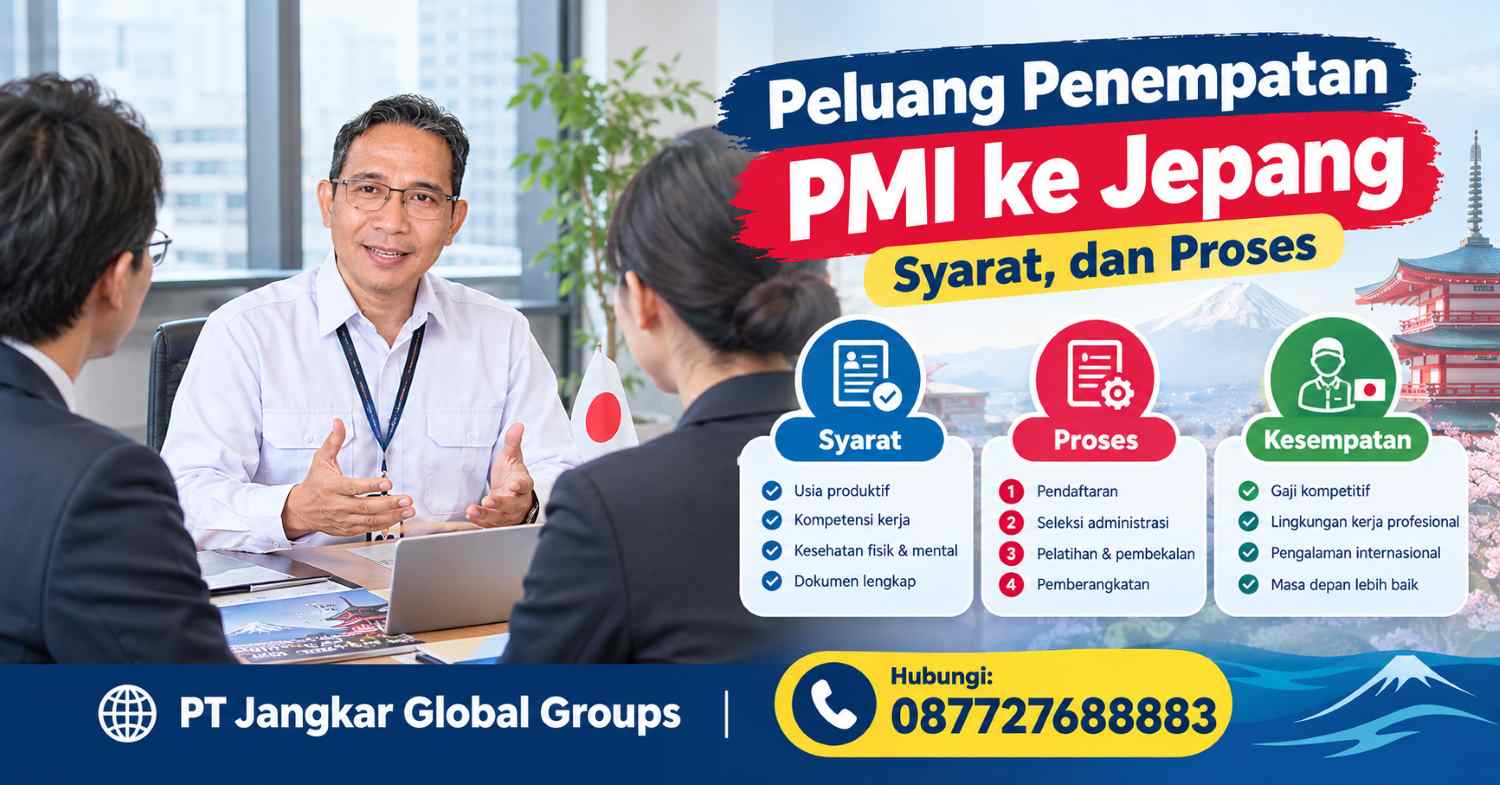 Peluang Kerja PMI ke Jepang