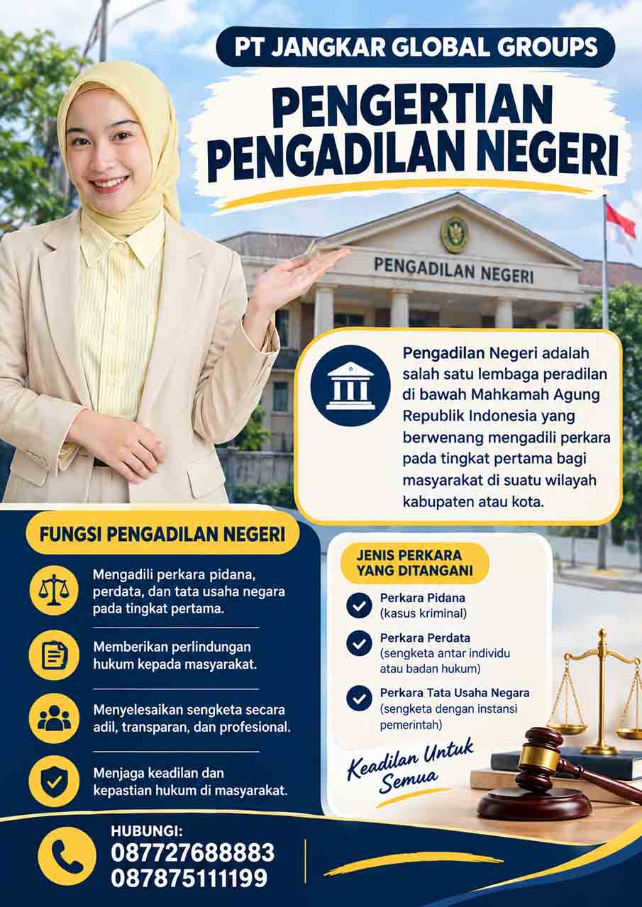 Pengertian Pengadilan Negeri