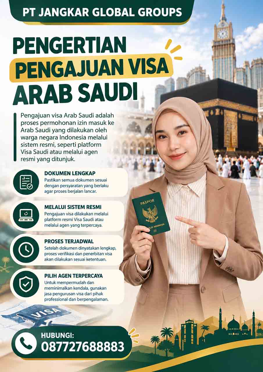 Pengertian Pengajuan Visa Arab Saudi