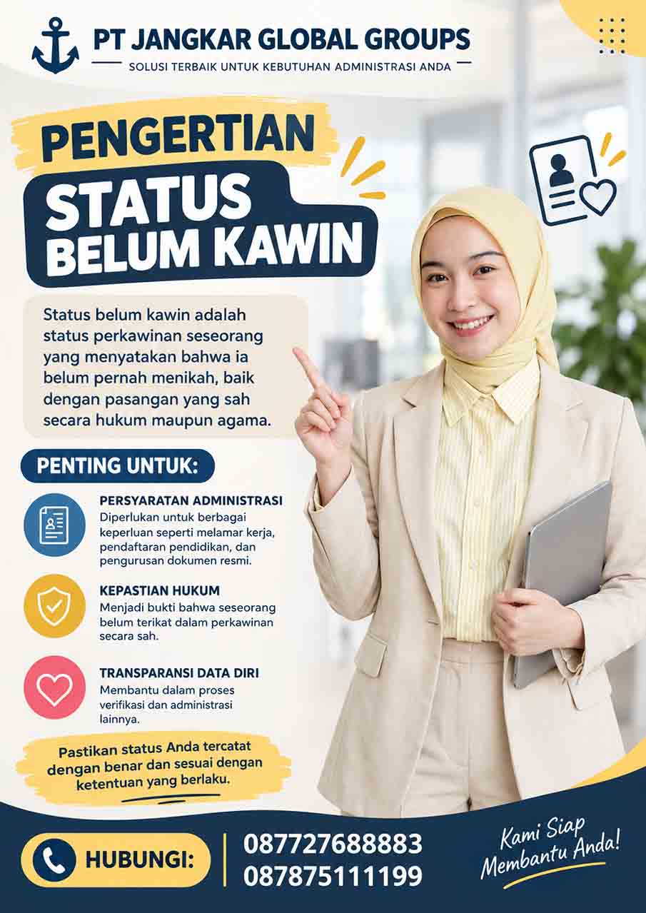Pengertian Status Belum Kawin