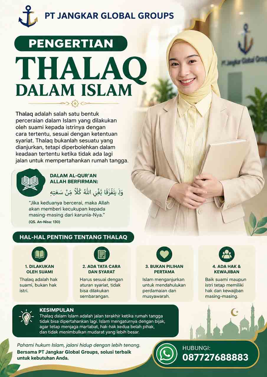 Pengertian Thalaq dalam Islam
