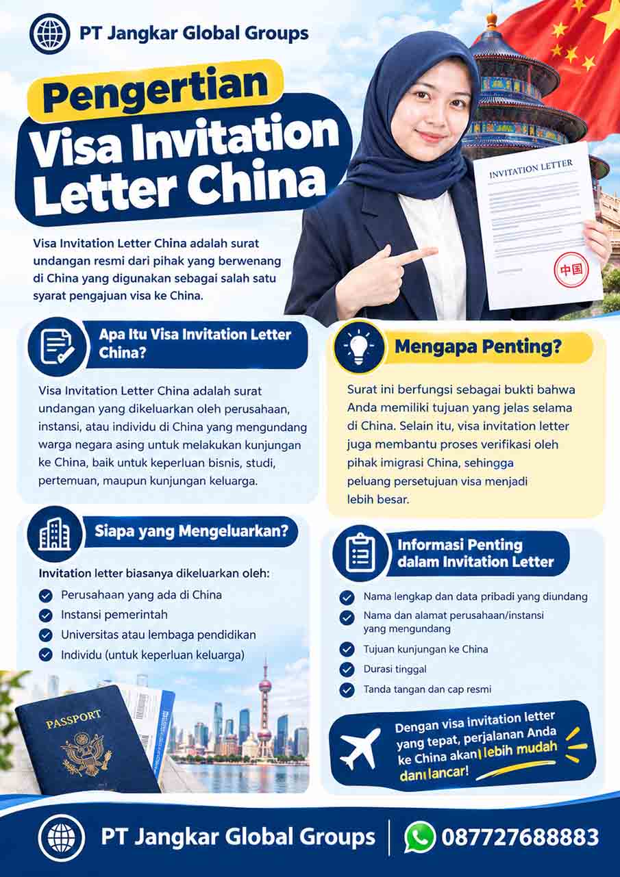 Pengertian Visa Invitation Letter China