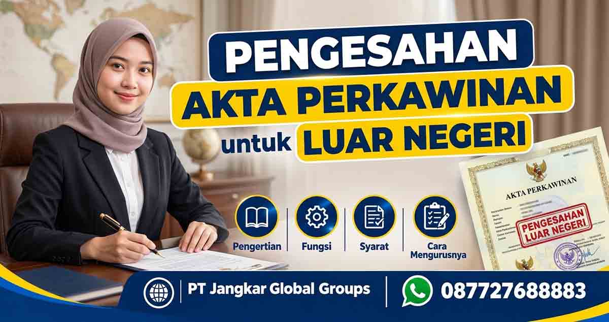 Pengesahan Akta Perkawinan untuk Luar Negeri