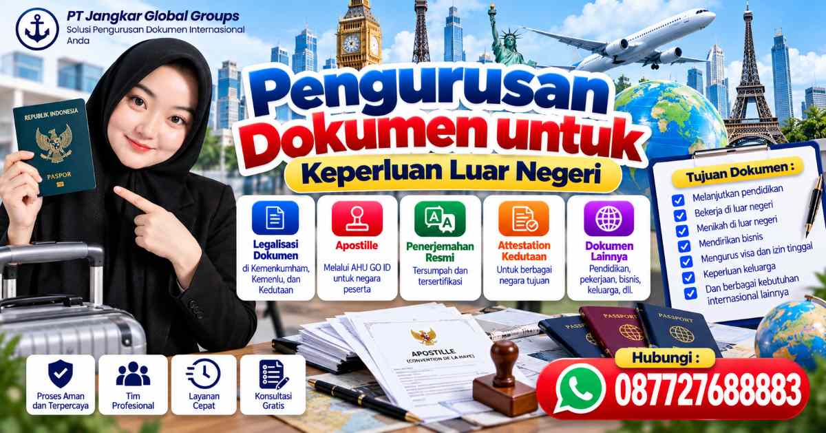 Pengurusan Dokumen untuk Keperluan Luar Negeri