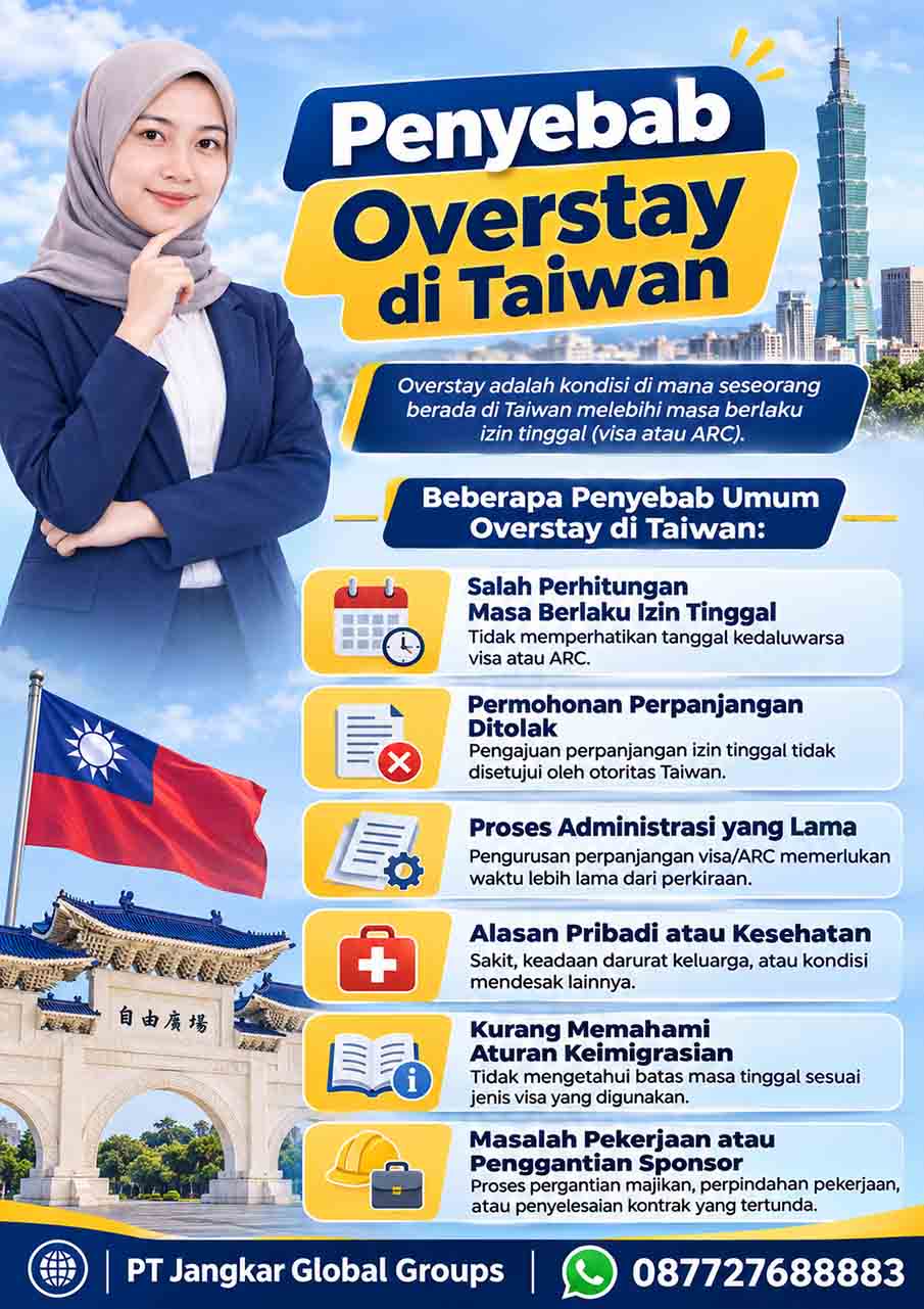 Penyebab Overstay di Taiwan