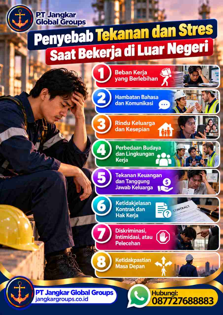 Penyebab Stres Kerja di Luar Negeri