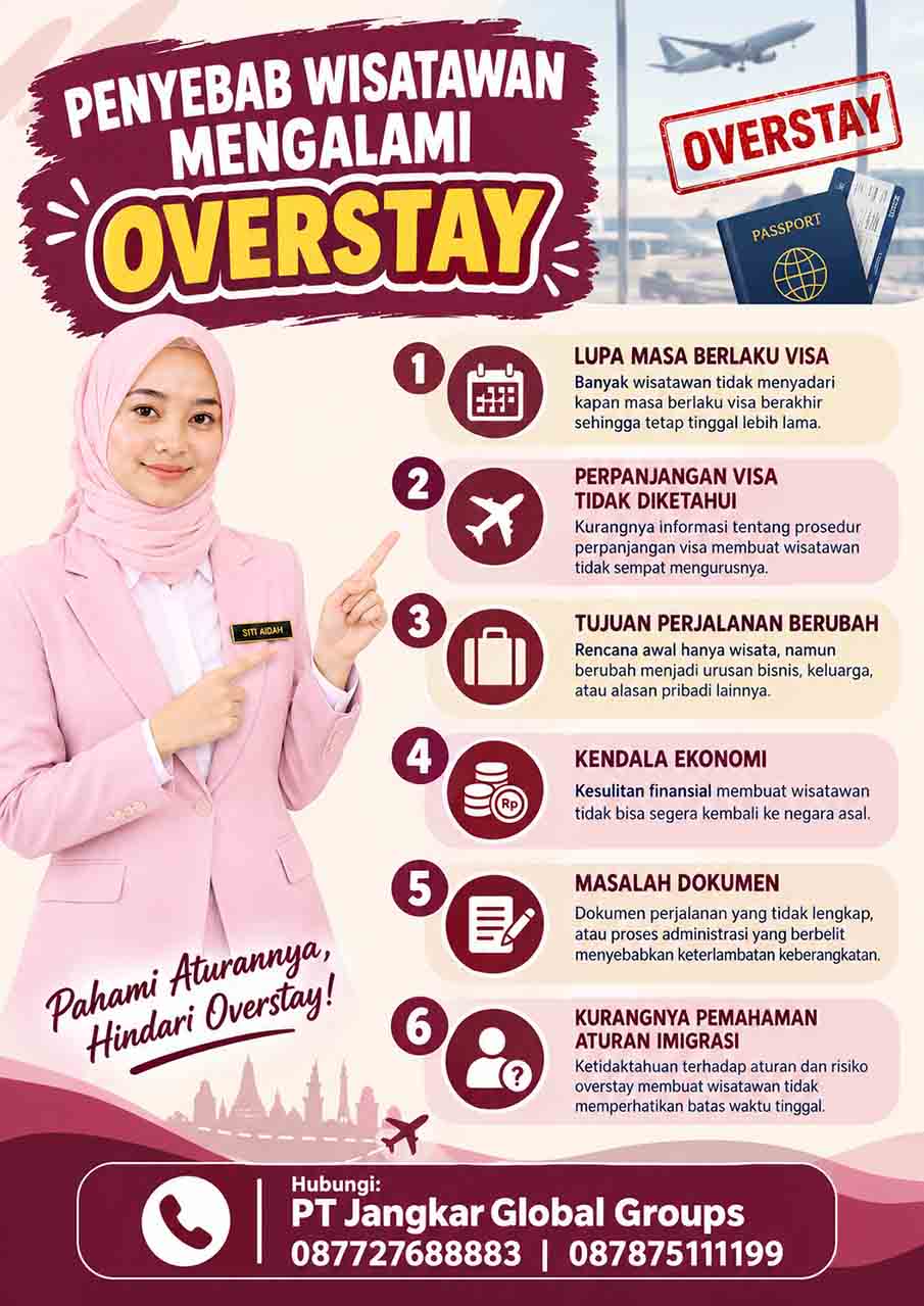Penyebab Wisatawan Mengalami Overstay