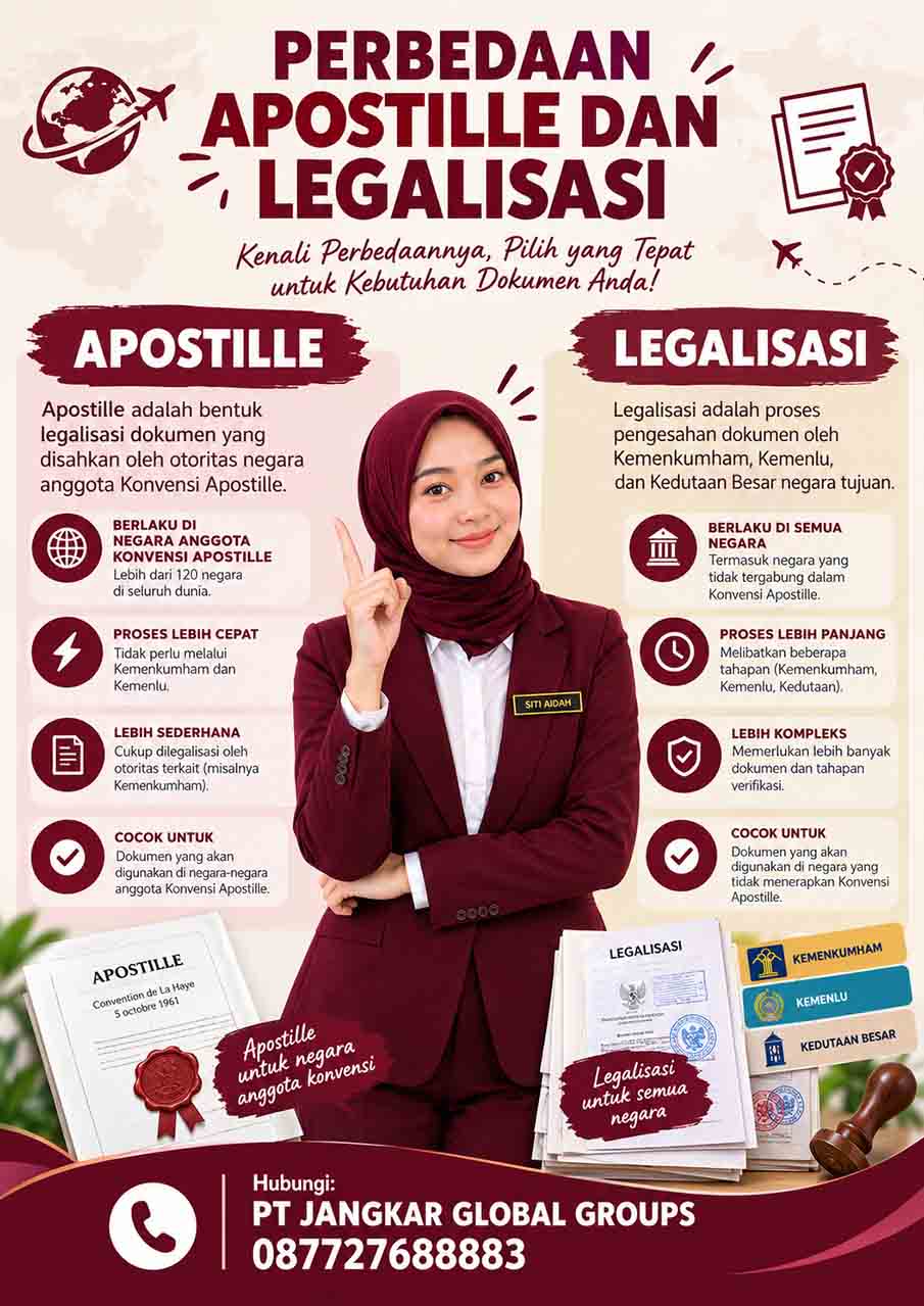 Perbedaan Apostille dan Legalisasi