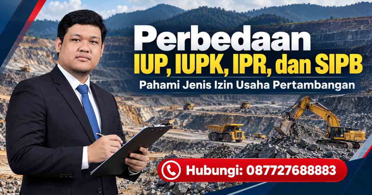 Perbedaan IUP, IUPK, IPR, dan SIPB