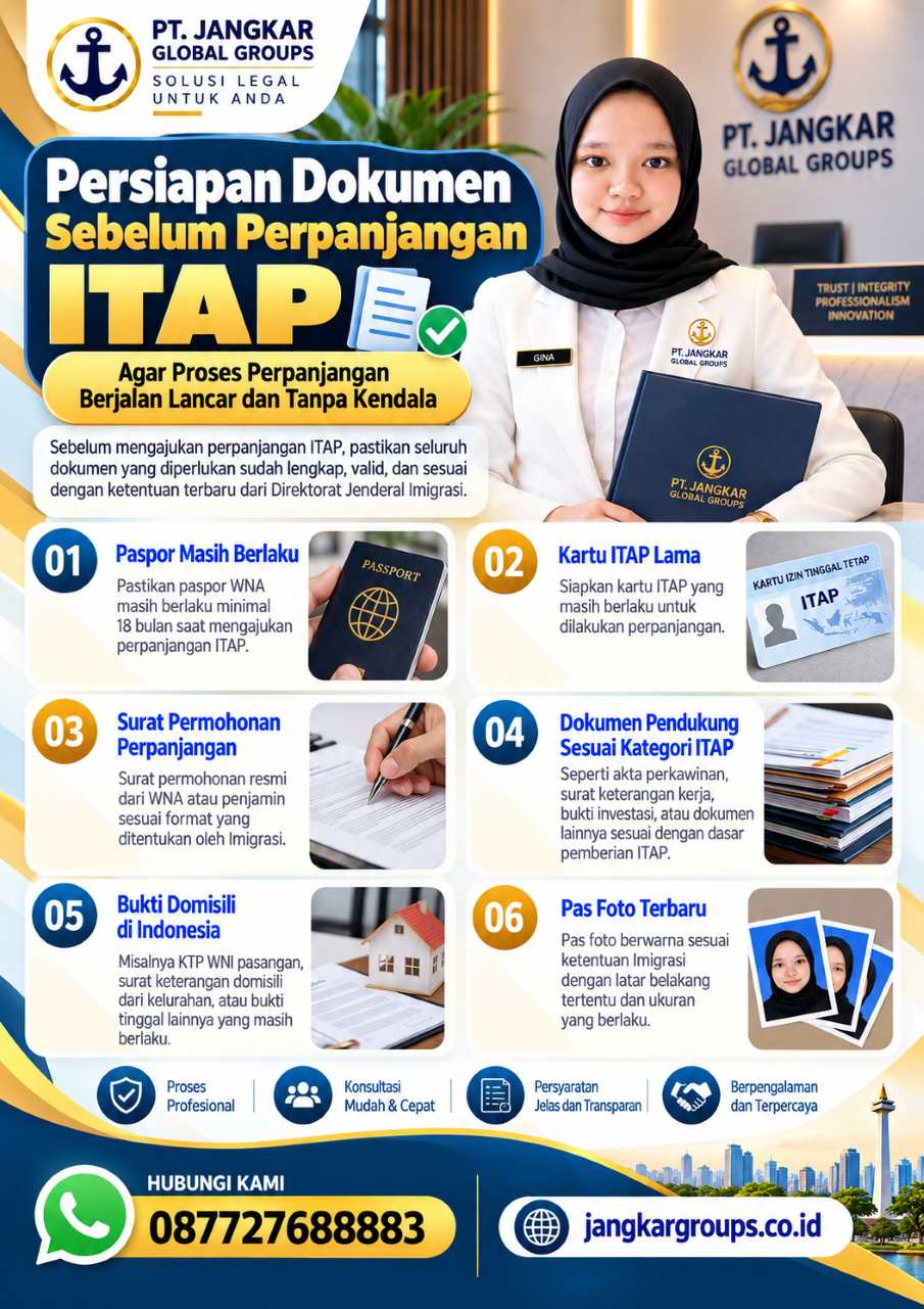 Persiapan Dokumen Sebelum Perpanjangan ITAP Persiapan Dokumen Sebelum Perpanjangan ITAP