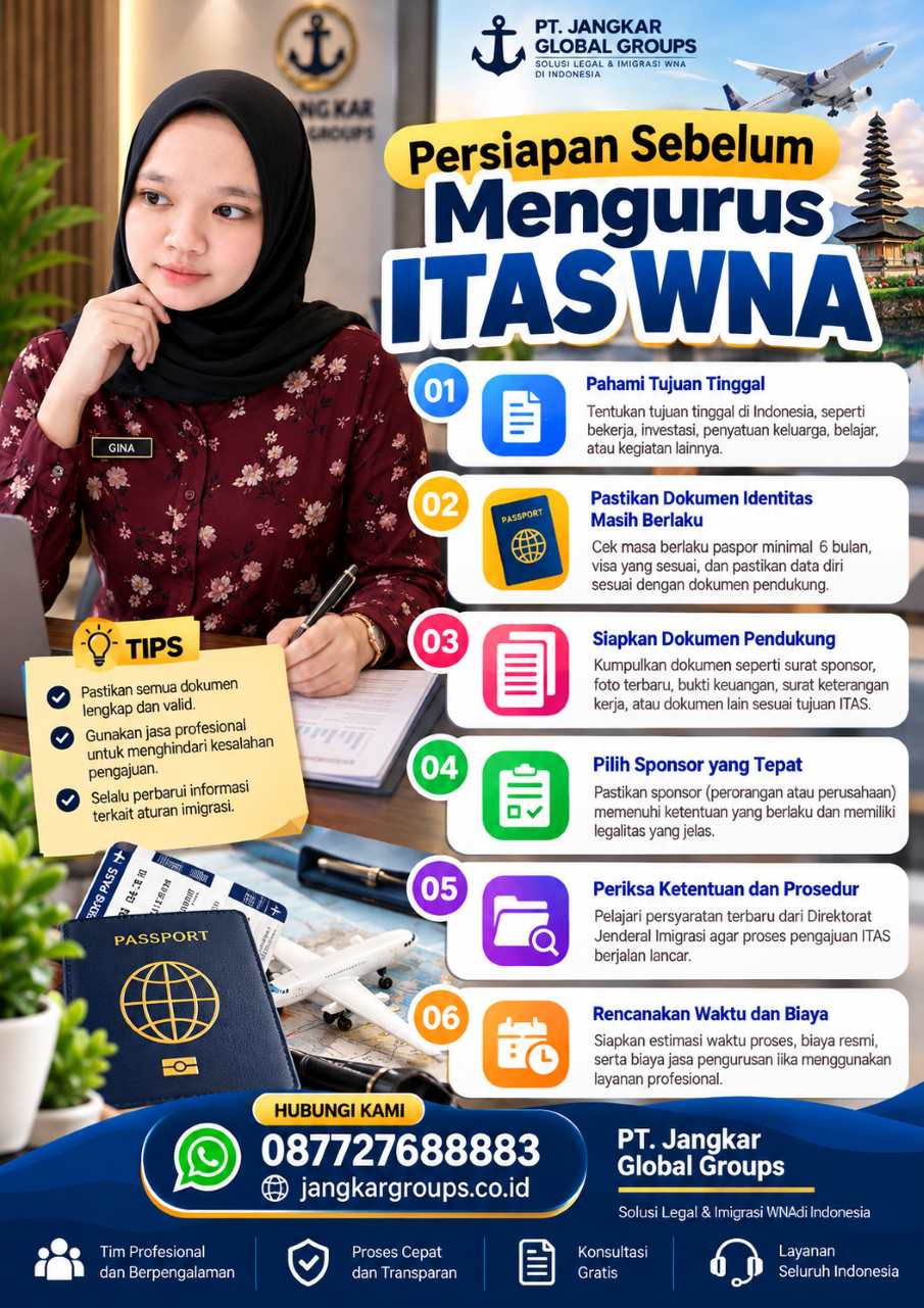 Persiapan Sebelum Mengurus ITAS WNA Persiapan Sebelum Mengurus ITAS WNA