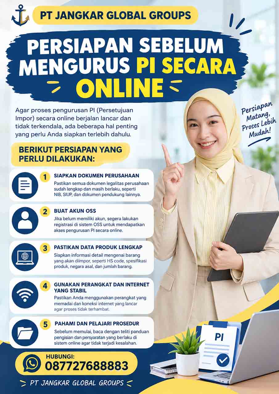 Persiapan Sebelum Mengurus PI Secara Online