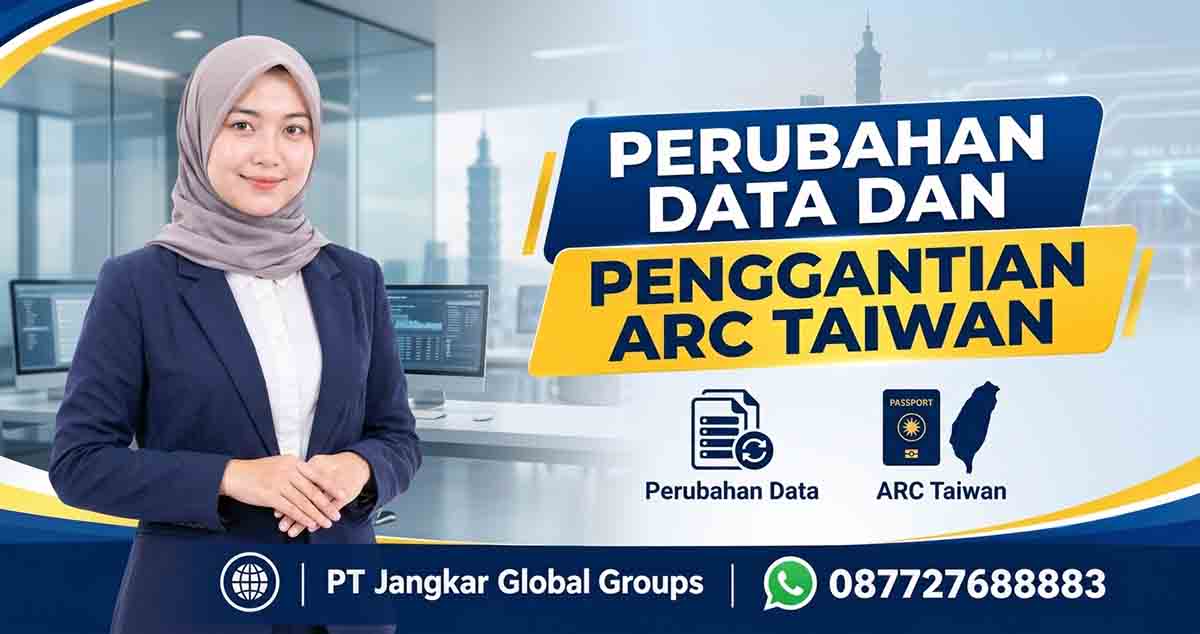 Perubahan Data dan Penggantian ARC Taiwan