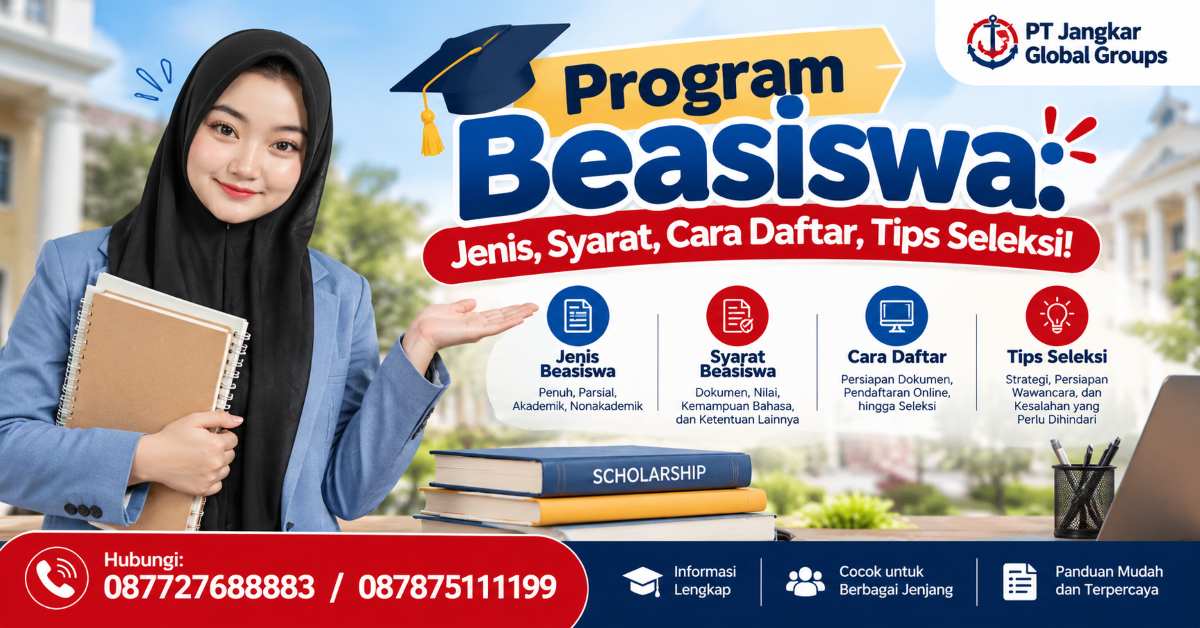 Program Beasiswa Jenis, Syarat, Cara Daftar, Tips Seleksi!