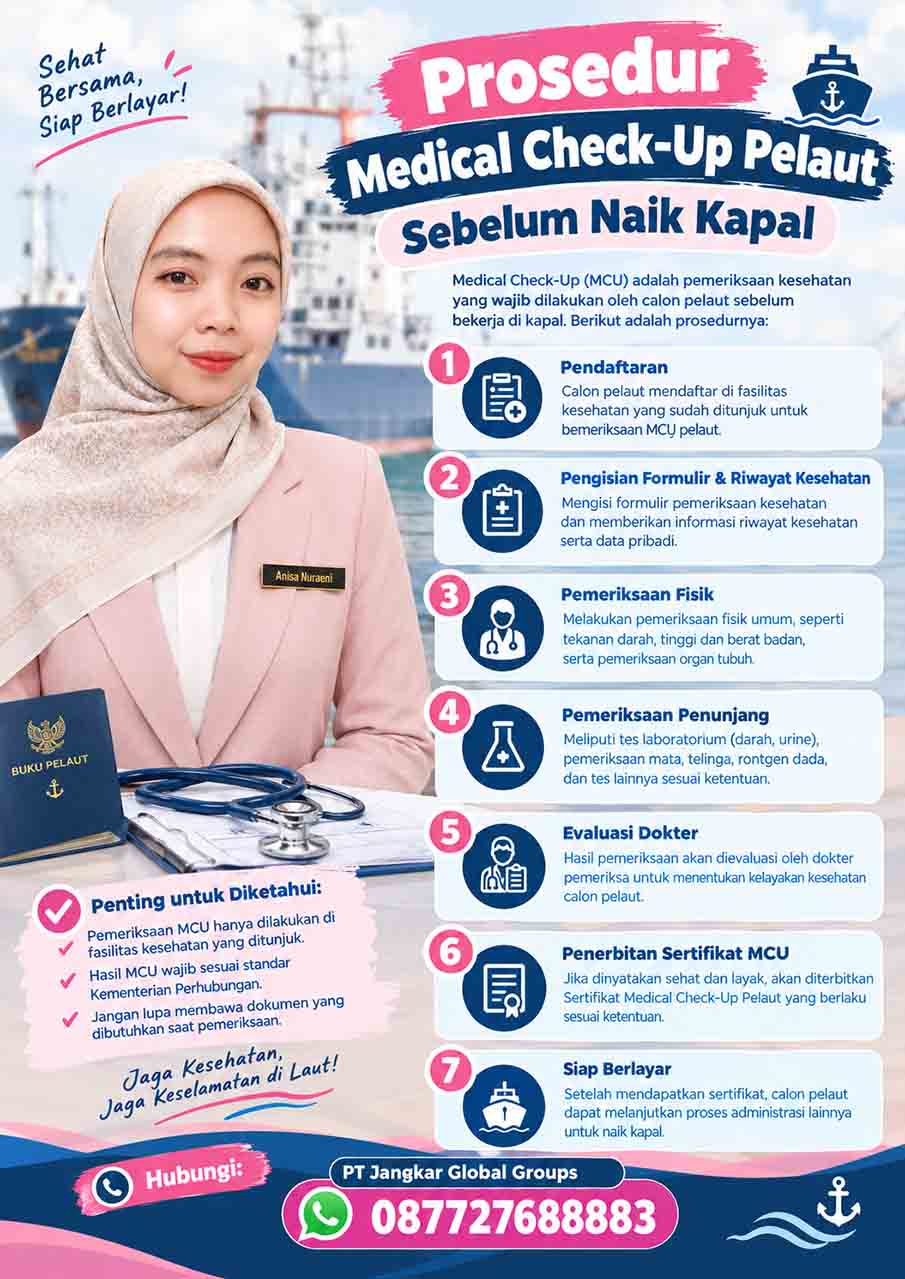 Prosedur Medical Check-Up Pelaut Sebelum Naik Kapal Prosedur Medical Check-Up Pelaut Sebelum Naik Kapal