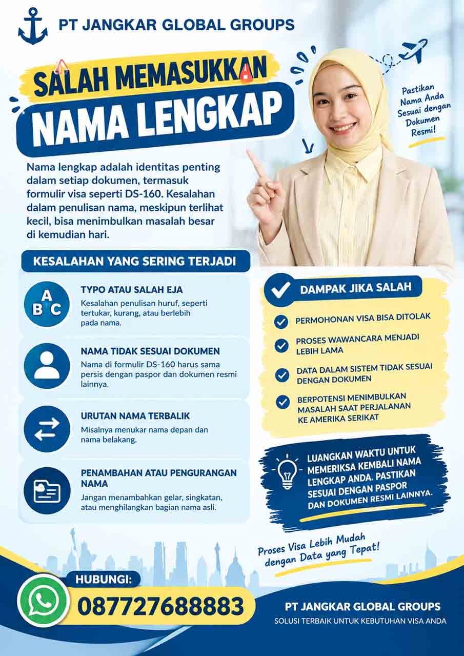 SALAH MEMASUKKAN NAMA LENGKAP