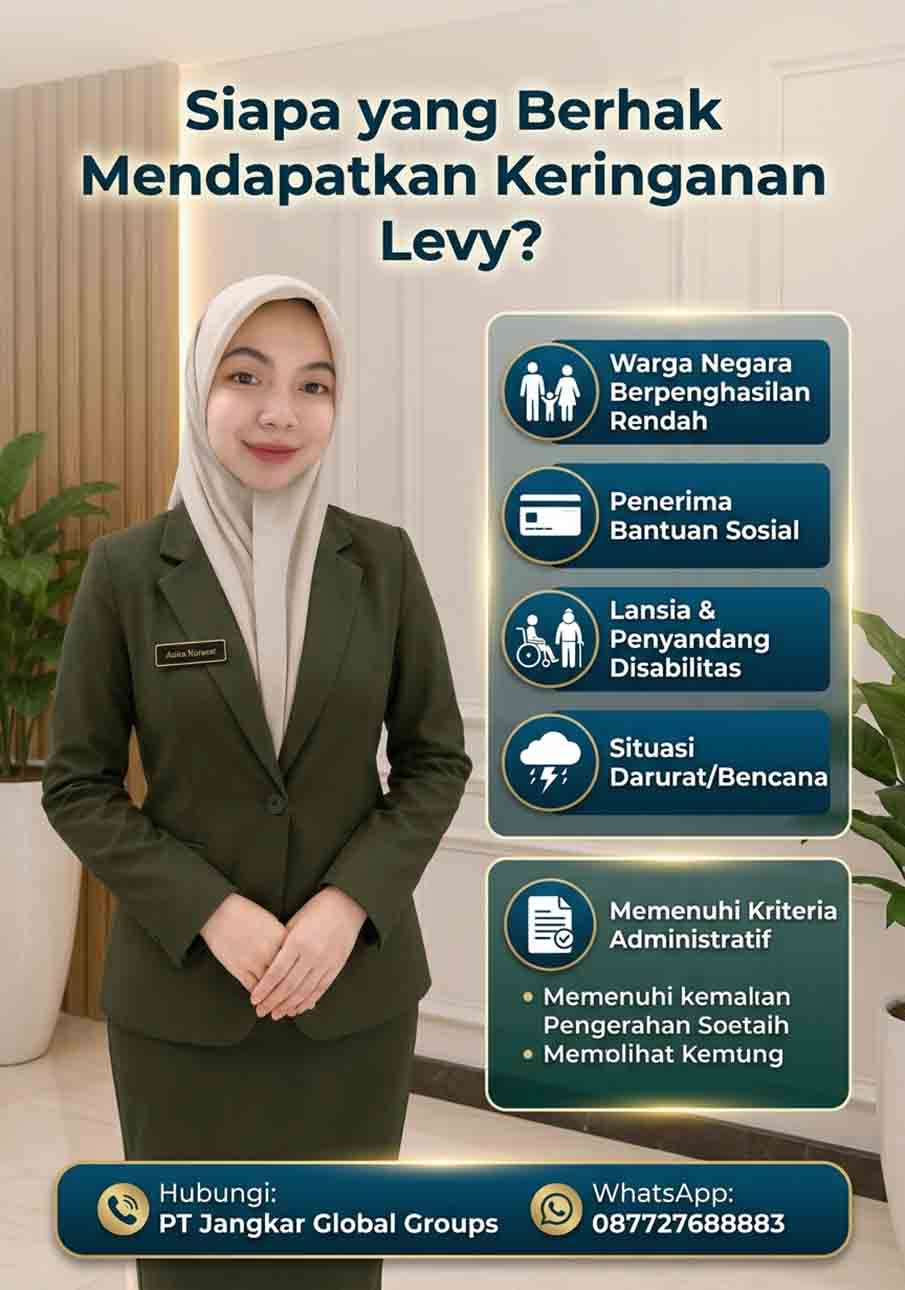 Siapa yang Berhak Mendapatkan Keringanan Levy Siapa yang Berhak Mendapatkan Keringanan Levy