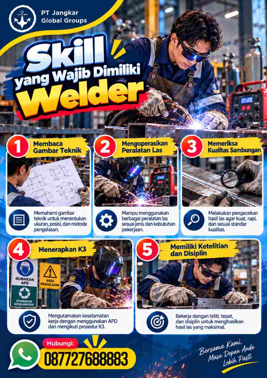 Skill yang Wajib Dimiliki Welder