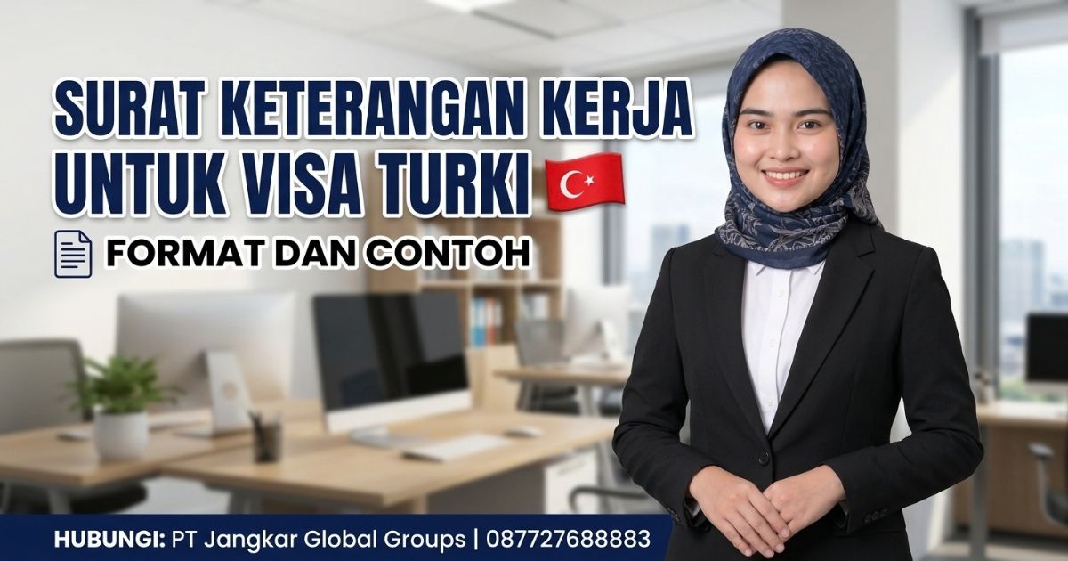 Surat Keterangan Kerja untuk Visa Turki Format dan Contoh