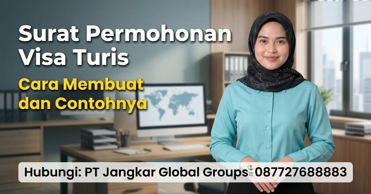 Surat Permohonan Visa Turis Cara Membuat dan Contohnya