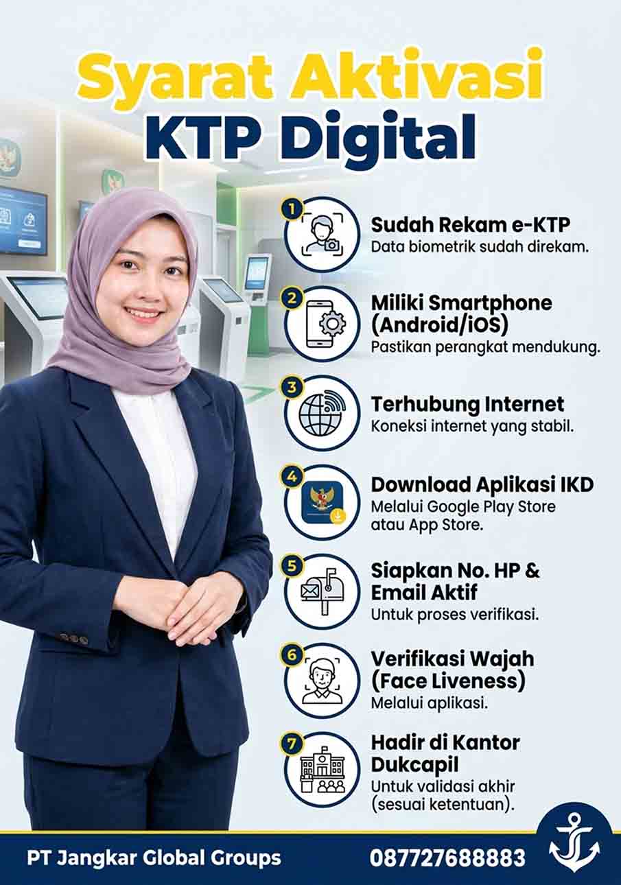 Syarat Aktivasi KTP Digital