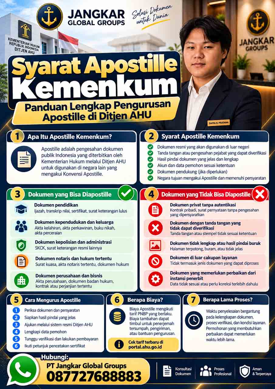 Syarat Apostille Kemenkum